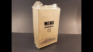 1984 French Type C 24 Hour Ration Review Military MRE Taste Testing