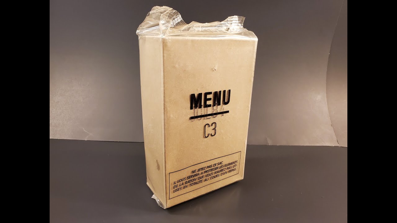 1984 French Type C 24 Hour Ration Review Military MRE Taste Testing ...