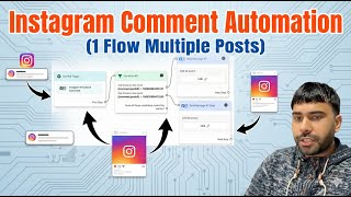 Instagram Comment Automation (1 Flow Multiple Posts)