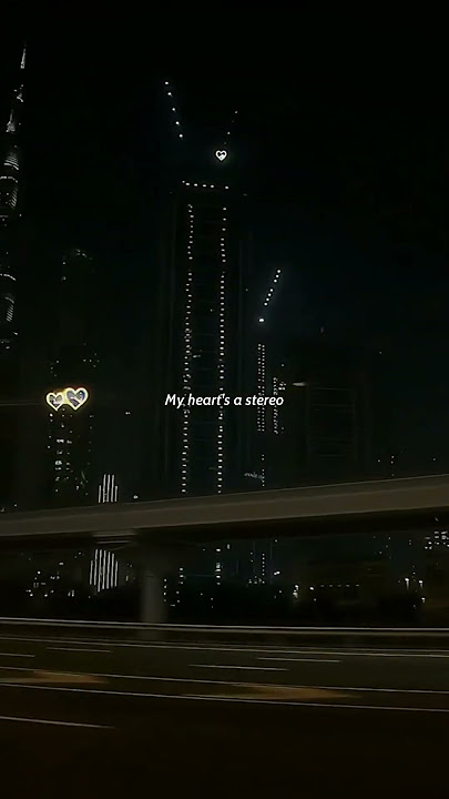 Gym Class Heroes - Stereo Hearts (Lyrics) | My heart's a stereo | Aesthetic #gymclassheroes #lyrics