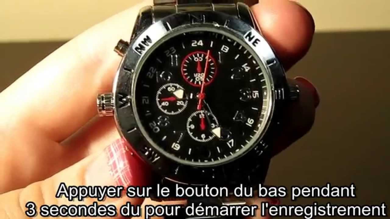 Montre espion 4GB DVR caméra de CameraeEspion.com - YouTube