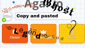 How to copy and paste a username in agario