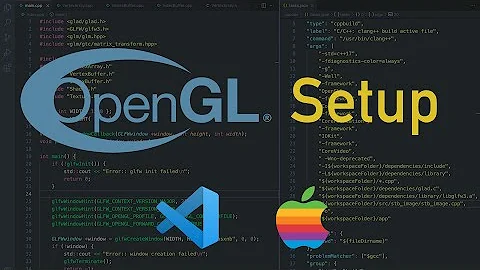 OpenGL setup: GLFW and GLAD in Visual Studio Code on macOS