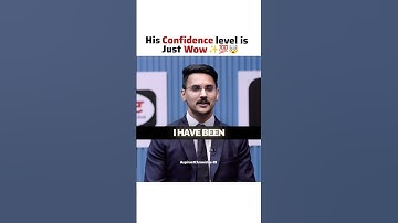 His confidence level is just wow ||IAS INTERVIEW|| UPSC INTERVIEW|| IPS INTERVIEW