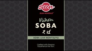 Sun Noodle Nihon Soba How-To