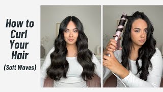HOW TO CURL YOUR HAIR (SOFT WAVES) | Curls With Ya Gurl Series
