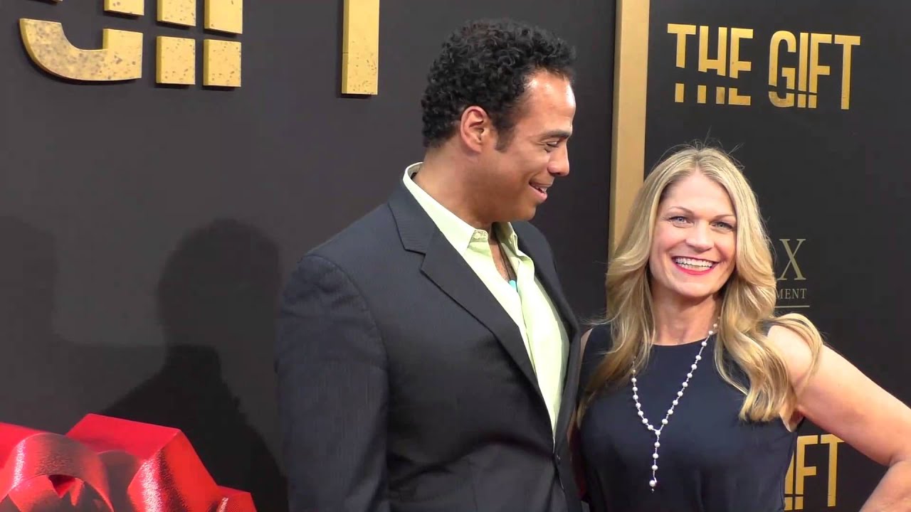 Adam Lazarre White arriving to The Gift Premiere @alazarrewhite