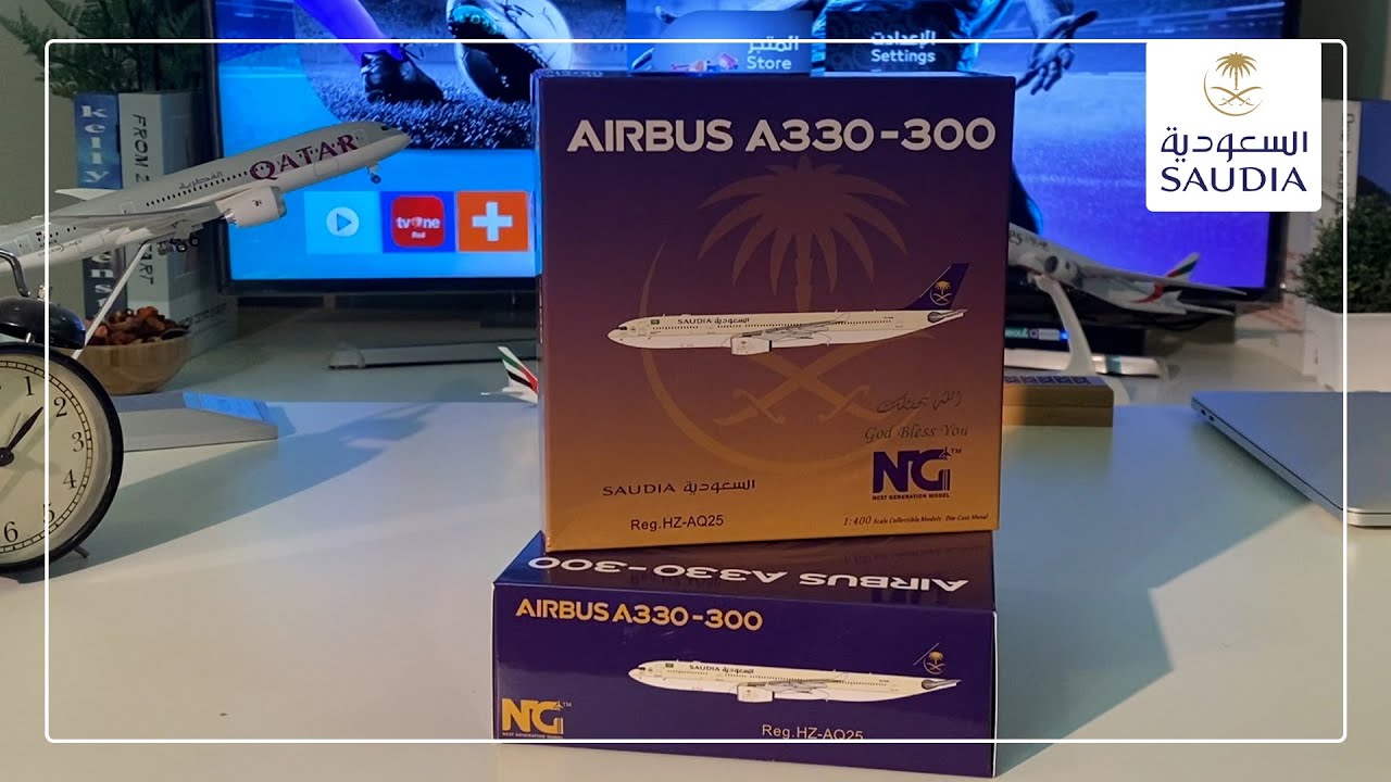 Unboxing Saudia | A330 300 | NGModel