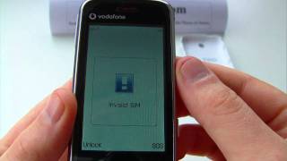Vodafone 547 Unlock & input / enter code.AVI