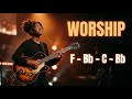 WORSHIP BACKING TRACK F Major | F – Bb – C – Bb | 150 BPM | Guitar Backing Track