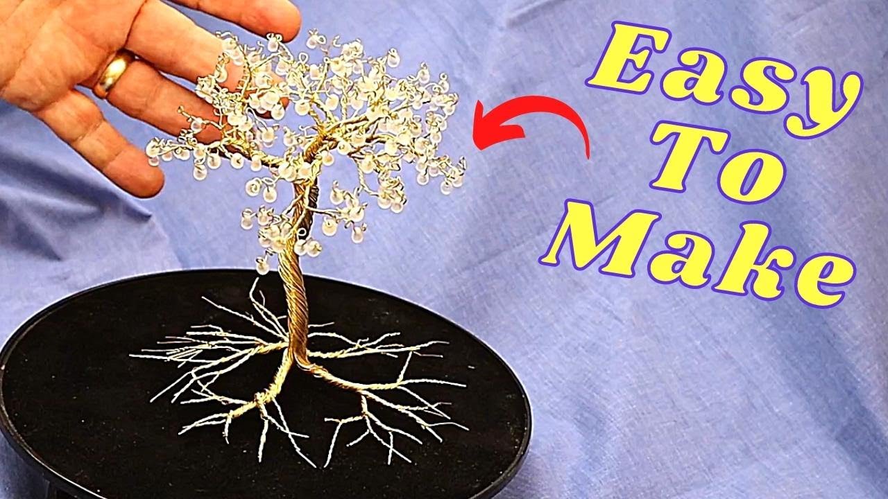 Wire Christmas Tree · How To Make A Wire Tree · Beadwork and