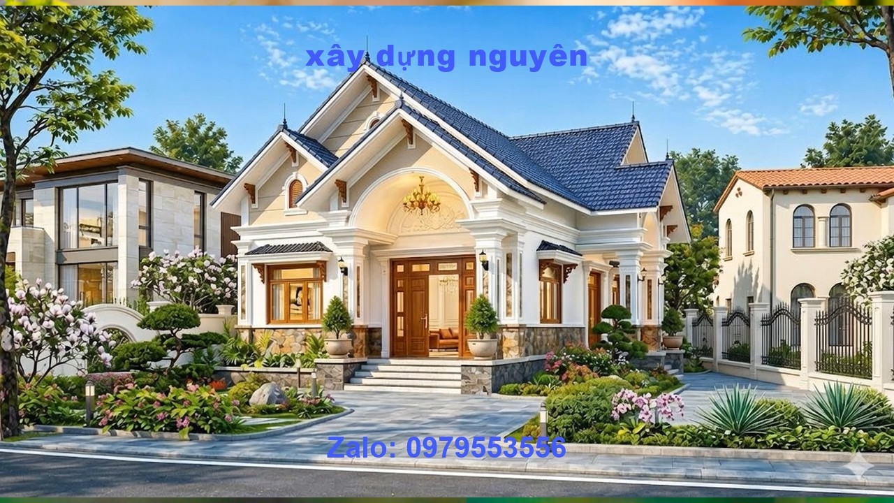 Mẫu Nhà Cấp 4 Mái Thái Diện Tích 8x15m Thiết Kế 3 Phòng Ngủ #nhacap4 #maithai