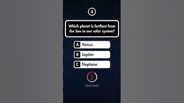 Which planet is farthest from the Sun in our solar system? #quizchallenge #spacequiz