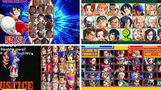 Rival Schools Character Select Screen Evolution