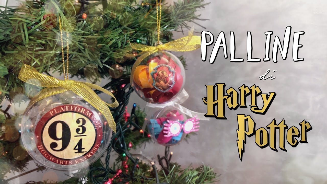 Immagini Natalizie Harry Potter.Diy Palline Di Natale Di Harry Potter Potterxmas Youtube