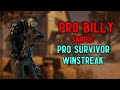 SURVIVOR WINSTREAK SNIPED BY PRO BILLY | Dead By Daylight