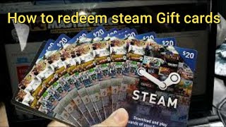 How to Redeem Steam Gift Card codes in 2021