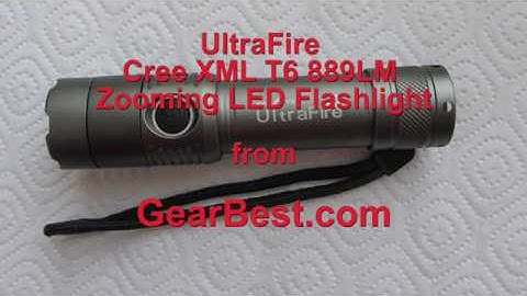 UltraFire Cree XML T6 LED Flashlight from GearBest.com