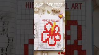 Hibiscus Pixel Art 🌺 | 𝗦𝘂𝗯𝘀𝗰𝗿𝗶𝗯𝗲!! | #sradhassimplevibes