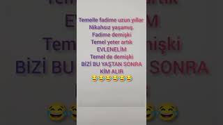 Fıkra.temel Fadime 😂😂😂