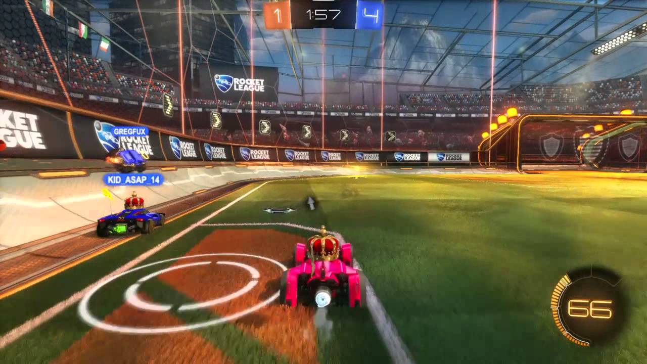 Rocket League PS4 3v3 multiplayer ranked - YouTube