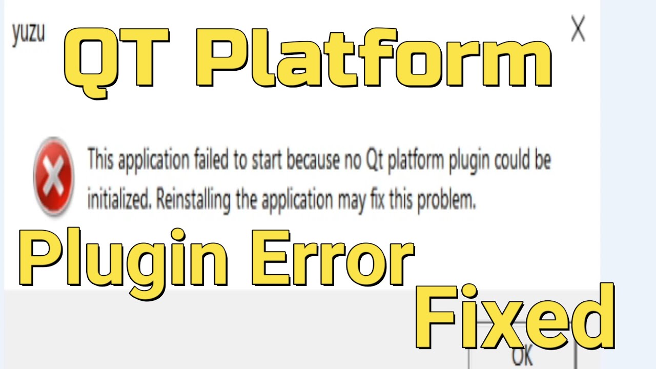 Qt platform plugin xcb