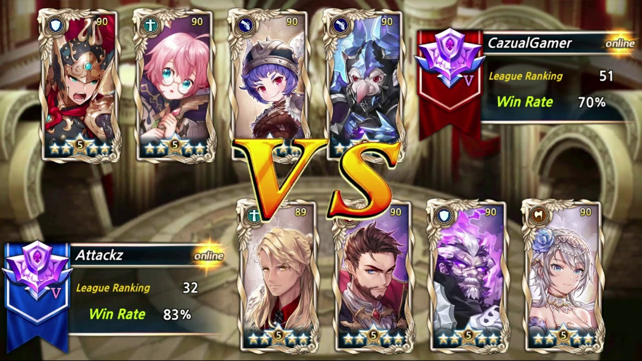 [King's Raid] Making a support Lakrak for PvP