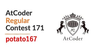 AtCoder Regular Contest 171 by potato167