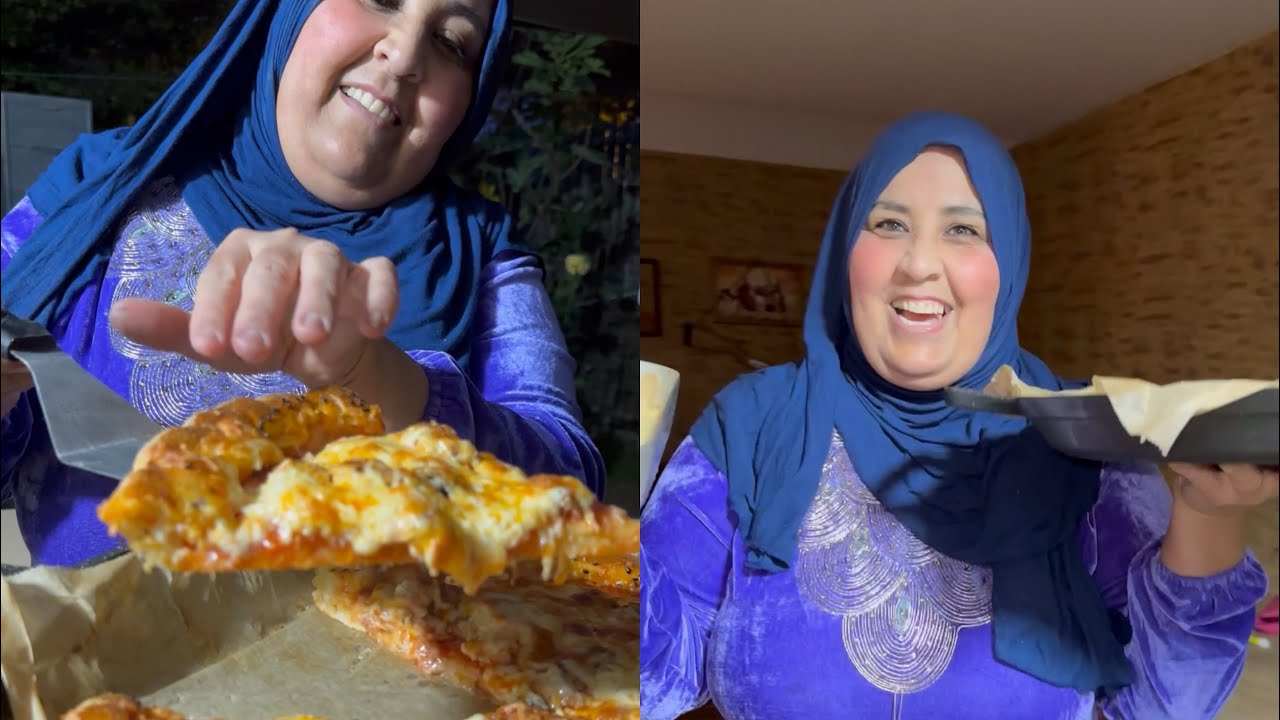 روتين متنوع  بيتزا على النار والحضرة في مرشي لخميس يوم رائع