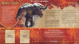 Battle The Horde Rules! Magic the Gathering's Born of the Gods Game Day Deck at Collector Store LLC
