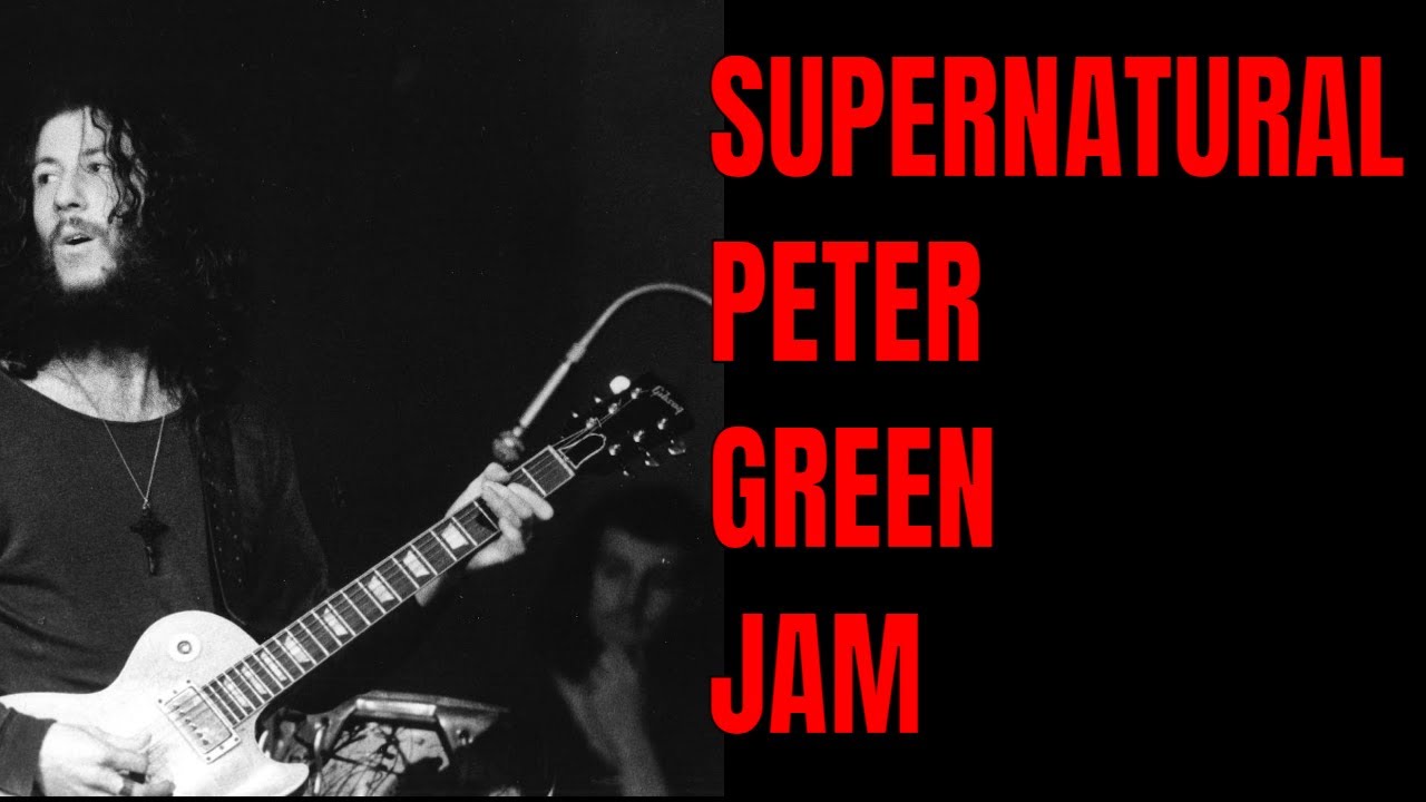 Supernatural Jam Peter Green Style Guitar Backing Track (D Minor)