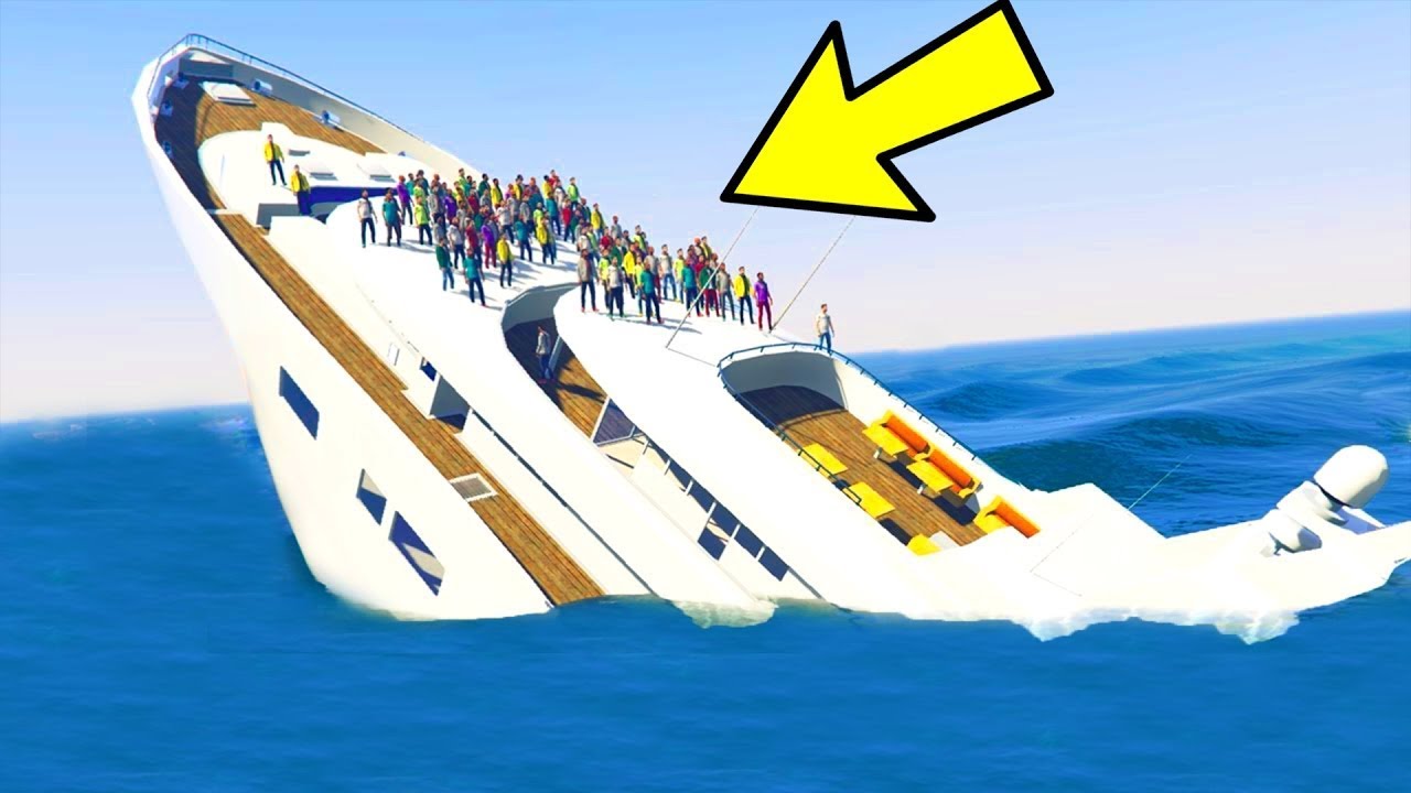 gta v can you sink a yacht