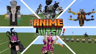 RILIS!!! Addon menambahkan senjata anime di minecraft! ADDON RPG ANIME JUTSU DI MCPE 1.21