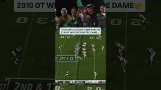 Information Kirk Cousins Pump Fake OT Winner in 2010 | Michigan State Football Guide