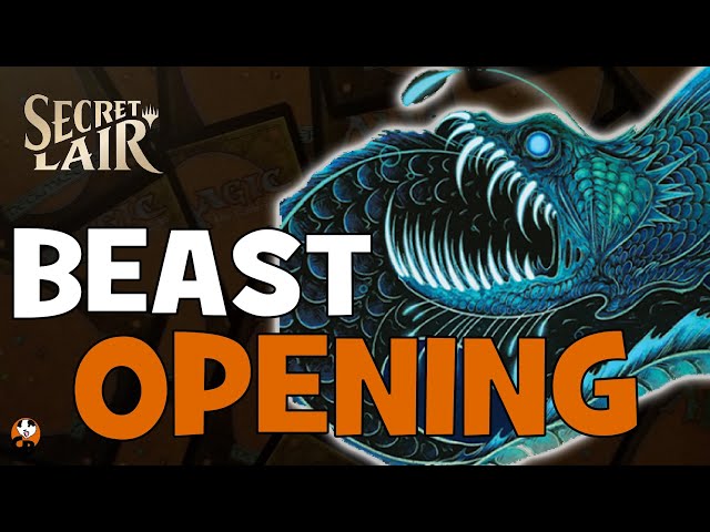 FOIL SECRET LAIR OPENING - THE BEAUTY OF THE BEASTS MTG - WINTER