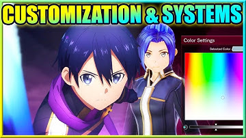Customization, Battle, Maps & Systems Trailer - Sword Art Online Last Recollection