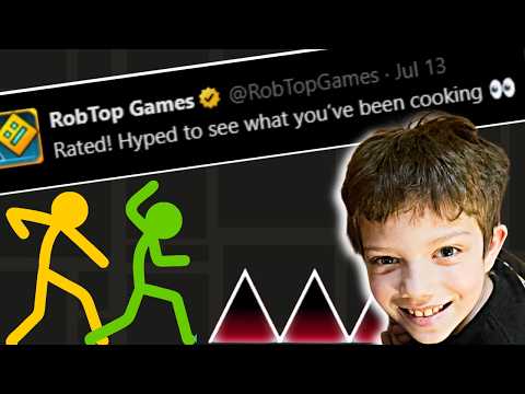 I Played Alan Becker's ANIMATION vs GEOMETRY DASH Level