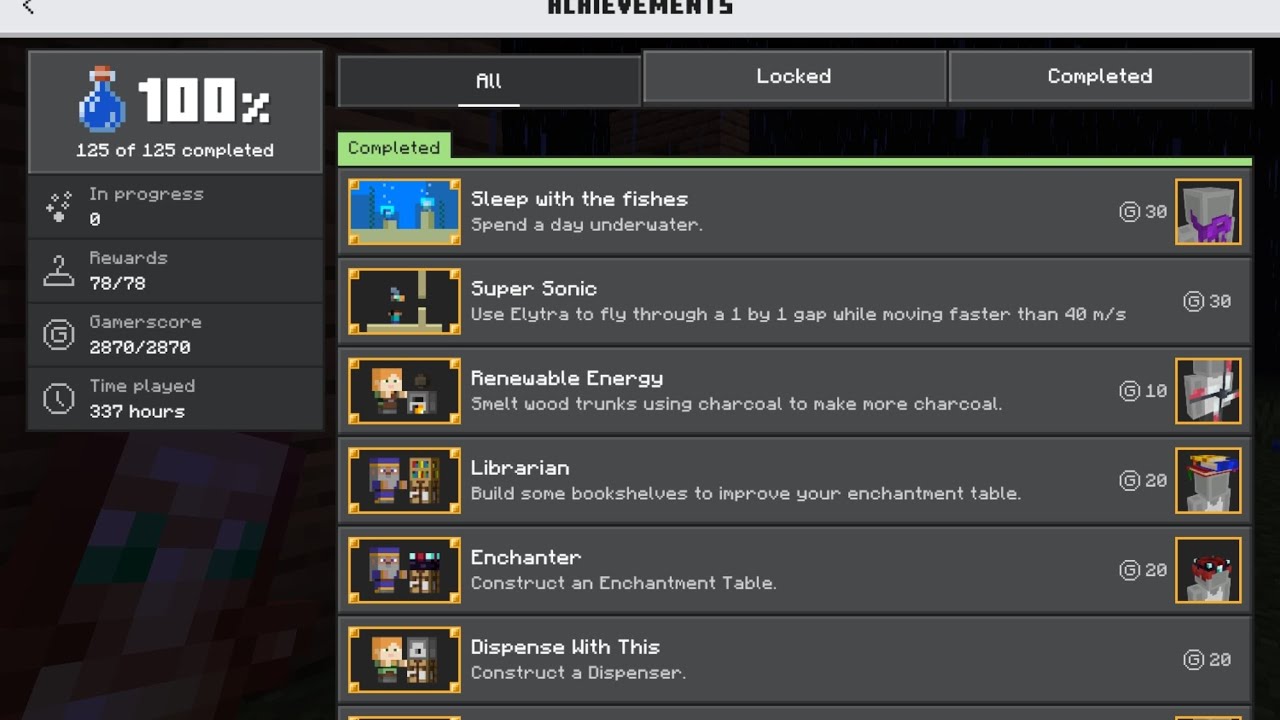 i got EVERY ACHIEVEMENT in minecraft - YouTube