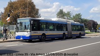 4K| Linea 35 Irisbus Citelis 18 CNG GTT 1311