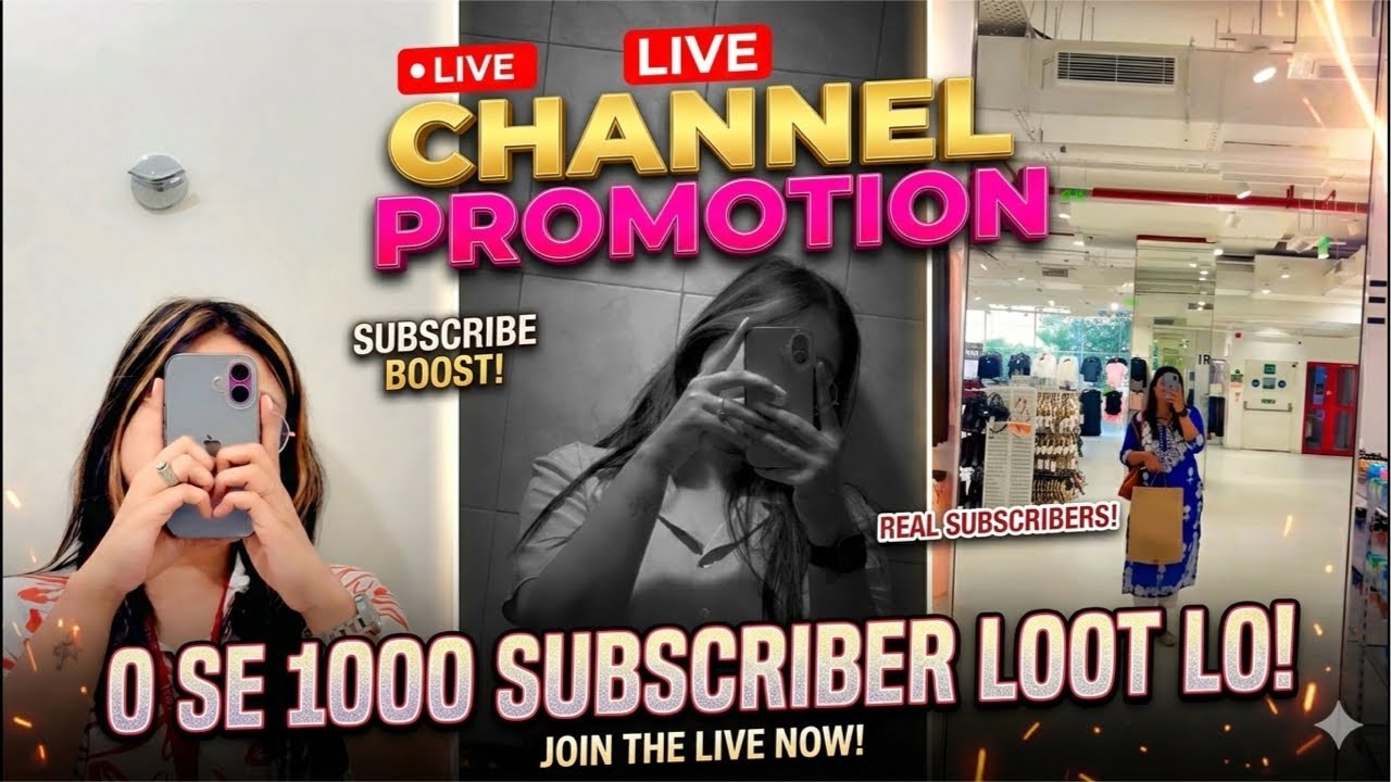 Live promotion🛑🫶🏻￼