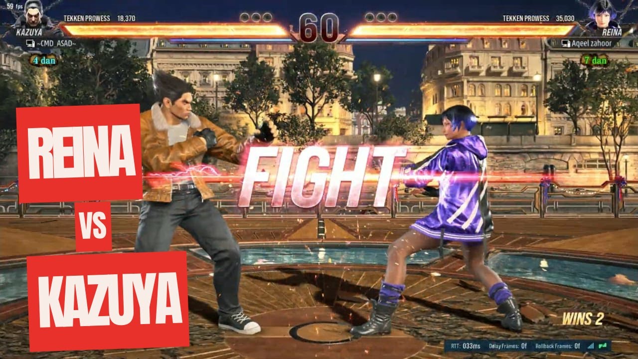 Reina Vs Kazuya In Tekken 8!