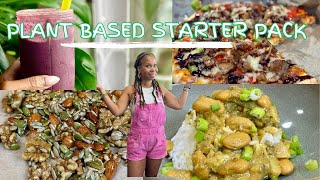 A Full Day Of Meals | Tips To Start A Healthy Plant Based Lifestyle | Breakfast Lunch Dinner Snack