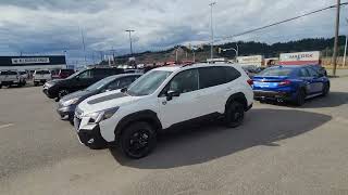 Athlete Statistics 2022 Subaru Forester vs Forester Wilderness Roof Rails and Crossbars