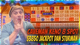 Caveman Keno 8 Spot $3850 Jackpot Dan Sturman