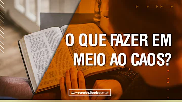 Como se acalmar em meio ao caos?