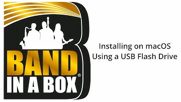 Installing Band-in-a-Box® on macOS Using a USB Flash Drive