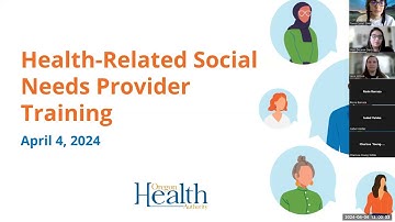 HRSN Provider Training – Provider Qualifications, Becoming an HRSN provider, Community Capacity