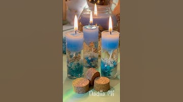 Water Candle DIY | Unleash the Aqua Glow🕯️🌊🐚