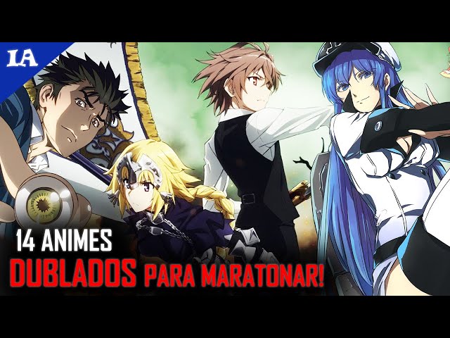 Os 18 melhores animes dublados que são perfeitos para maratonar