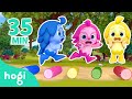 Dinosaurs for Kids｜Dino Race, DIno Surprise Eggs + More｜Colors for Kids｜Kids Songs｜Hogi Pinkfong